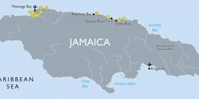 Peta dari jamaika bandara